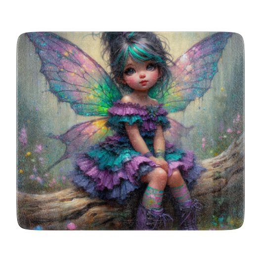 Twilight Blossom Fairy Snijplank (Voorkant)