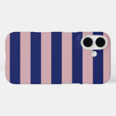 Twilight Blue Sunrise Pink Stripes Case-Mate iPhone Case (Achterkant (horizontaal))