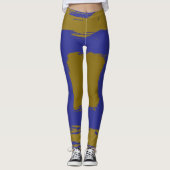 Twilight Blue Yoga Leggings (Voorkant)