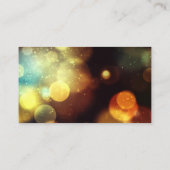 Twilight Bokeh Lights Bruiloft Website Informatiekaartje (Achterkant)