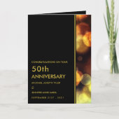 Twilight Bokeh Lights, Jubileum Kaart (Voorkant)