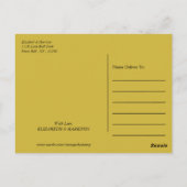 Twilight Bokeh Lights Wedding Bedankt Briefkaart (Achterkant)