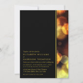 Twilight Bokeh Lights Wedding Kaart (Voorkant)