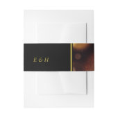 Twilight Bokeh Lights Wedding Uitnodigingen Wikkel (Voorkant Voorbeeld)