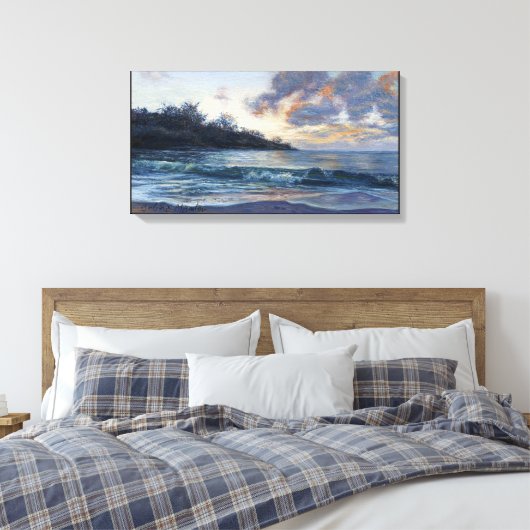 "Twilight Breakers" Canvas Afdruk (Insitu (Slaapkamer))