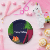 Twilight Campsite Birthday Papieren Bordje (Feest)