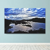 Twilight Canvas Afdruk (Insitu (Houten vloer))