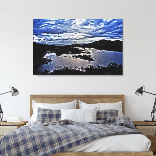 Twilight Canvas Afdruk (Insitu (Slaapkamer))