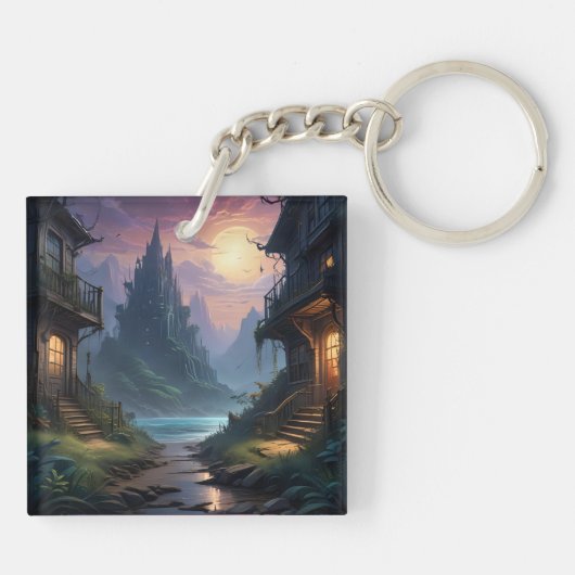 Twilight Castle Sleutelhanger (Achterkant)