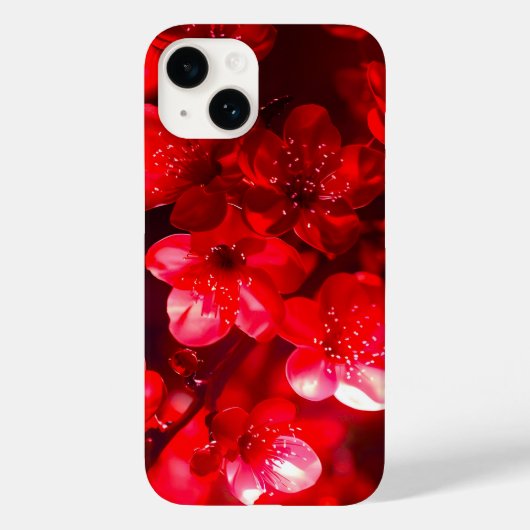 Twilight Cherry Blossom Glow Case-Mate iPhone Case (Achterkant)