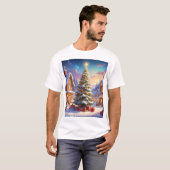 Twilight Christmas Village – Holiday Magic Under t T-shirt (Voorkant volledig)