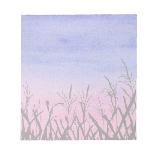 Twilight Corn Field Notitieblok (Voorkant)