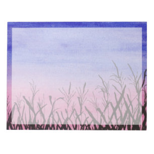 Twilight Corn Field Notitieblok