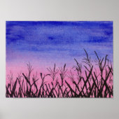 Twilight Corn Field Poster (Voorkant)