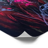 Twilight Crescent - Impressionistisch Landschap Poster (Hoek)