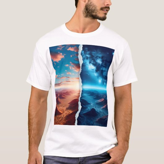 "Twilight Divided: een outback dualiteit" T-shirt (Voorkant)