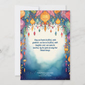 Twilight Diwali Elegance Kaart (Achterkant)