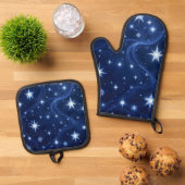 Twilight Drift  Ovenwant & Pannenlap Set (Top down)