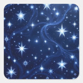 Twilight Drift Vierkante Sticker (Voorkant)