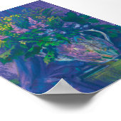 Twilight en Goldenrod Wildbloemen Deegschilderen Poster (Hoek)