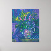 Twilight en Goldenrod Wildbloemen Pastel schildere Canvas Afdruk (Voorkant)