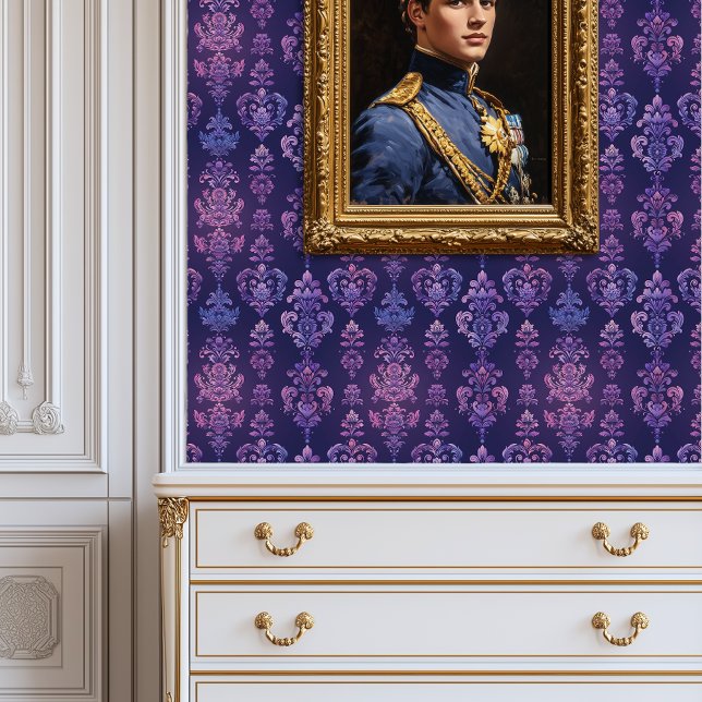 Twilight Enchanted Damask Prinsesscore Behang (Twilight Enchanted Damask Princesscore Wallpaper)