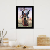 Twilight Fairy, Faerie Art Poster Print (Keuken)