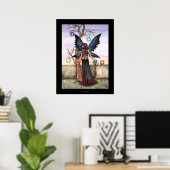 Twilight Fairy, Faerie Kunst Poster Print (Thuiskantoor)