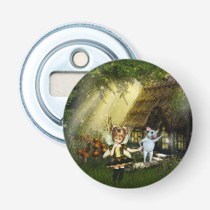 Twilight Fairy Haven Button Flesopener