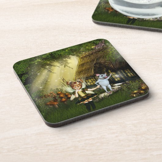 Twilight Fairy Haven Onderzetter (Linkerzijde)