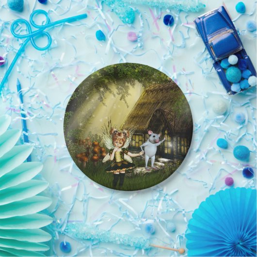 Twilight Fairy Haven Papieren Bordje (Feest)