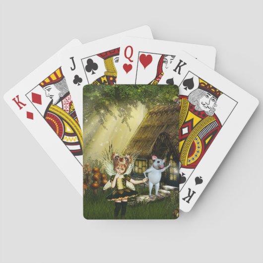 Twilight Fairy Haven Pokerkaarten (Achterkant)