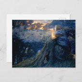 Twilight Fantasies by Edward Robert Hughes Briefkaart (Voorkant / Achterkant)