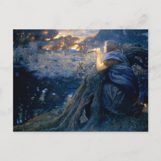 Twilight Fantasies van Edward Robert Hughes Briefkaart (Voorkant)
