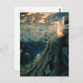 "Twilight Fantasy" door Edward Robert Hughes Briefkaart (Voorkant / Achterkant)