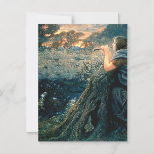 “Twilight Fantasy” door Edward Robert Hughes Briefkaart