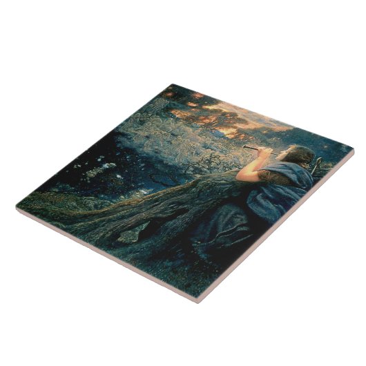 "Twilight Fantasy" door Edward Robert Hughes Tegeltje (Zijkant)