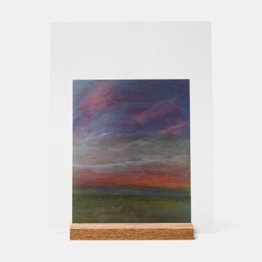 Twilight Field - Acrylic Art Sign Acryl Bord (Voorkant)