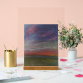 Twilight Field - Acrylic Art Sign Acryl Bord (Huwelijk)