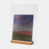 Twilight Field - Acrylic Art Sign Acryl Bord (Hoek)