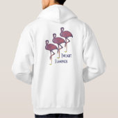 Twilight Flamingo Stylied Sunset Hoodie (Achterkant)