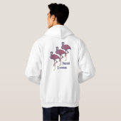 Twilight Flamingo Stylied Sunset Hoodie (Achterkant volledig)