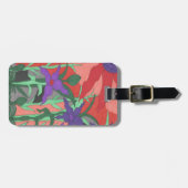 Twilight Floral Garden Bagagelabel (Voorkant horizontaal)