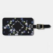 Twilight Flowers Blossom Garden Sparkle Bagagelabel (Voorkant horizontaal)