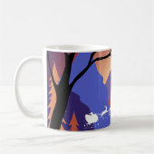 Twilight Forest Christmas Santa Sleigh Koffiemok (Links)