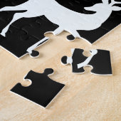 Twilight Forest Kerstmis Santa slee Legpuzzel (Zijkant)