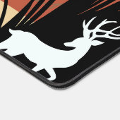 Twilight Forest Kerstmis Sinterklaas slee Bureaumat (Hoek)
