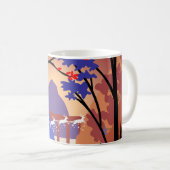 Twilight Forest Kerstmis Sinterklaas slee Koffiemok (Voorkant rechts)