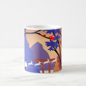 Twilight Forest Kerstmis Sinterklaas slee Koffiemok (Center)