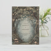 Twilight Forest luifel lichten en paddenstoel brui Kaart (Staand voorkant)